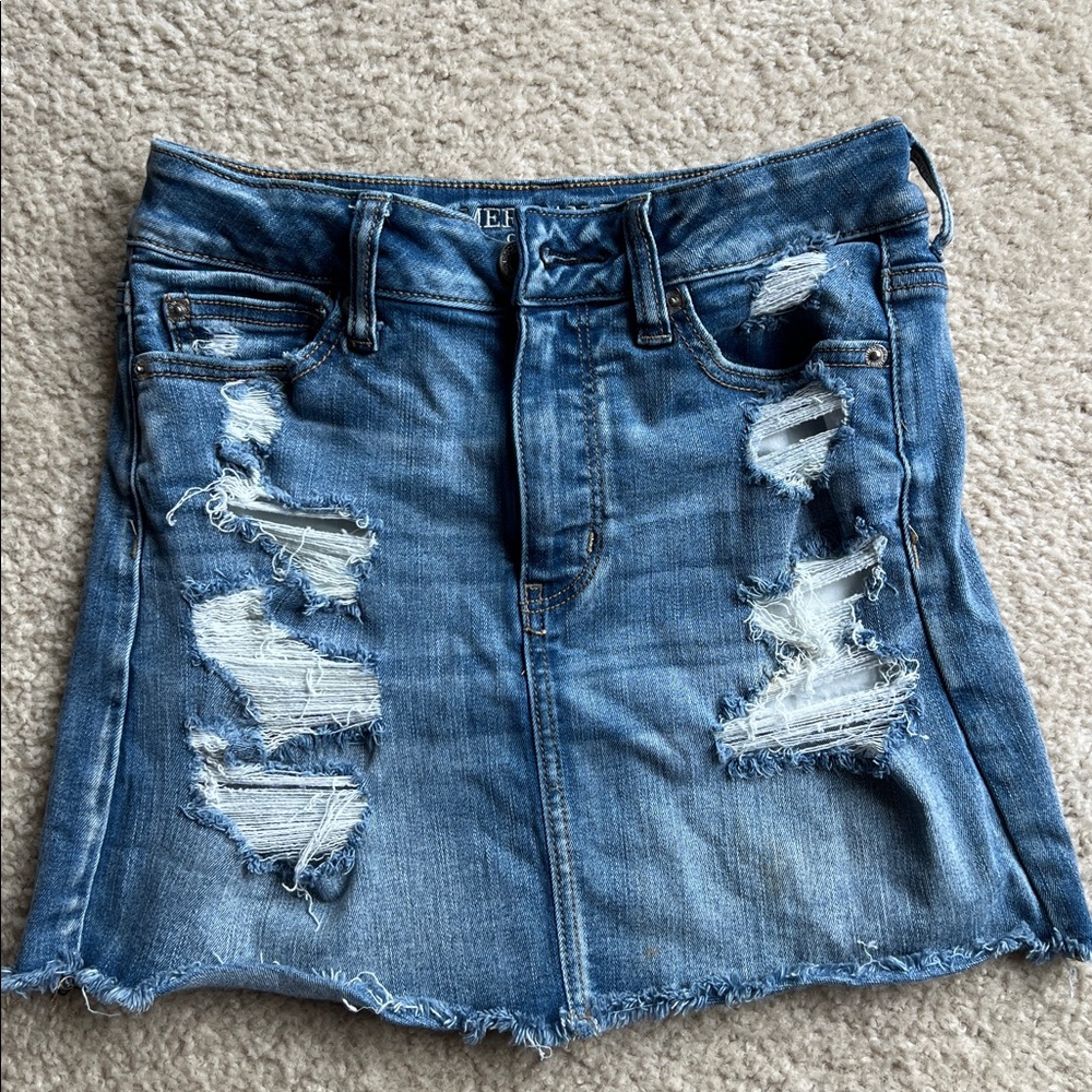 American Eagle jean skirt